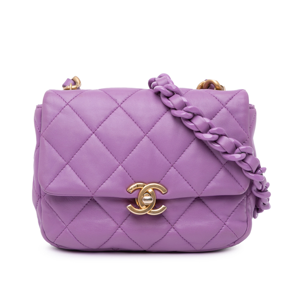 Pre-Loved Chanel Mini Quilted Lambskin Candy Chain Flap - Picture 1 of 11